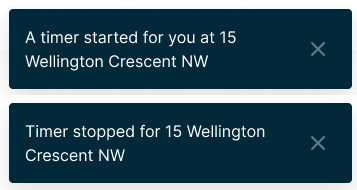 In-app notifications