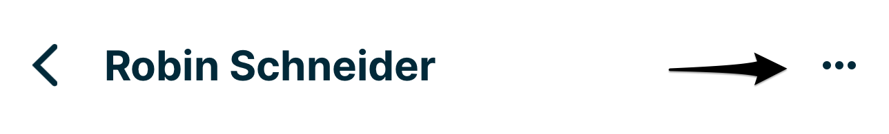 header on a conversation with a client