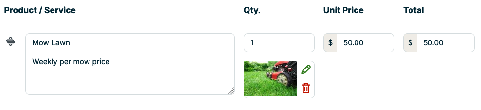 camera icon replaced with a thumbnail of the uploaded image