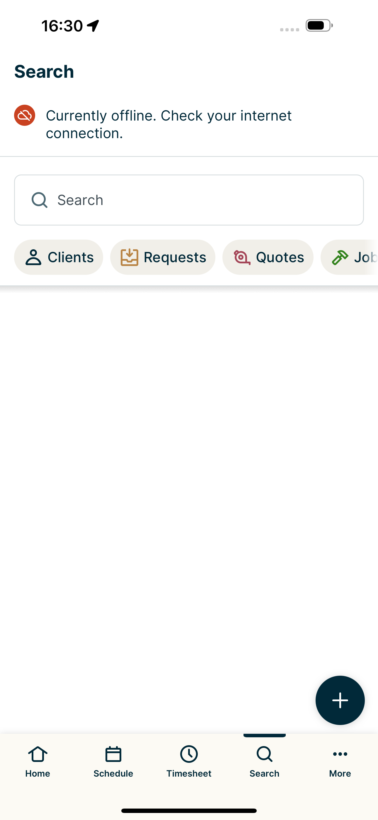 app with no network connection